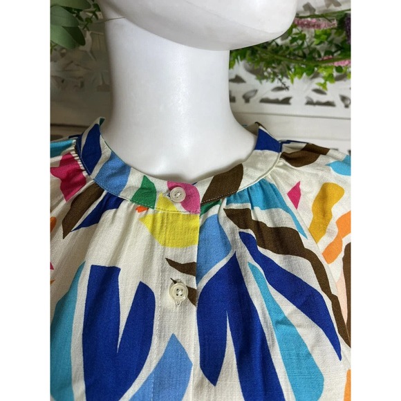 NWT Tabitha Brown x Target Women's Botanical Colorful Cover Up Tunic Size Small - Picture 4 of 13